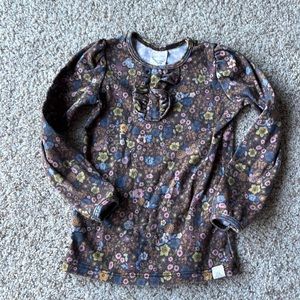 Lulu & Roo Brown Floral Top